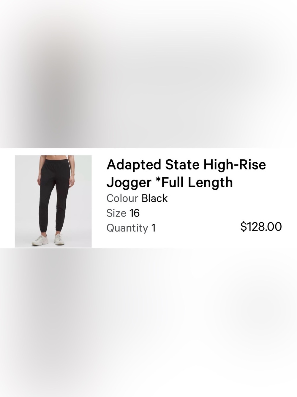 lululemon athletica Adapted State High-Rise Jogger — Black